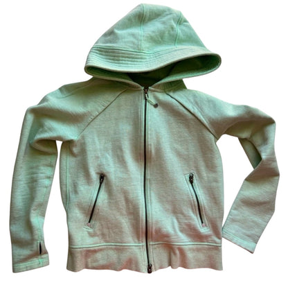 Lululemon Full Zip Hoodie RARE Toothpaste/Toothpaste Sz 6 Brand New Condition
