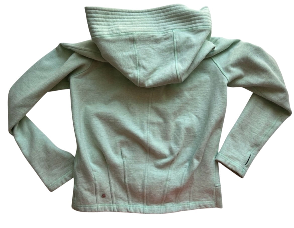 Lululemon Full Zip Hoodie RARE Toothpaste/Toothpaste Sz 6 Brand New Condition