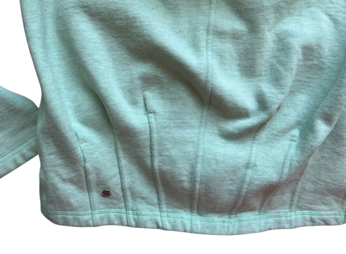 Lululemon Full Zip Hoodie RARE Toothpaste/Toothpaste Sz 6 Brand New Condition
