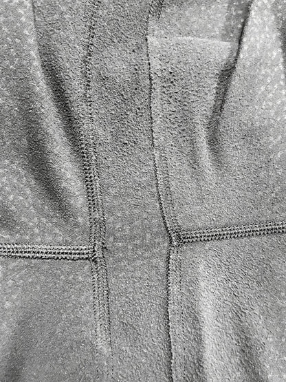 Lululemon Align Crop 21" Inseam Monochromic Black Emboss Sz 12 Piling