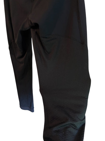 Lululemon Wunder Under Mesh Tech Panel Crop 23" Inseam Black Sz 6 RARE