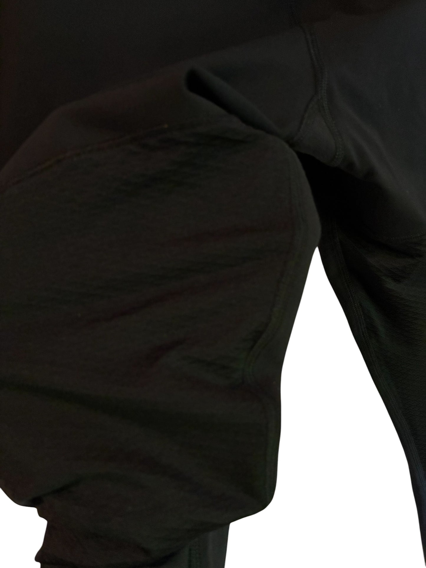 Lululemon Wunder Under Mesh Tech Panel Crop 23" Inseam Black Sz 6 RARE