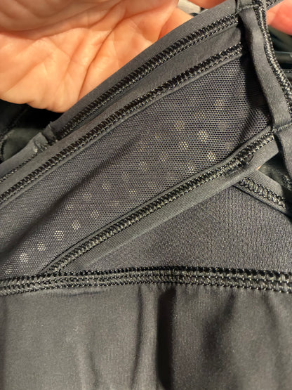 Lululemon Energy Spots Detail Sports Bra Black Black Dots Size 6