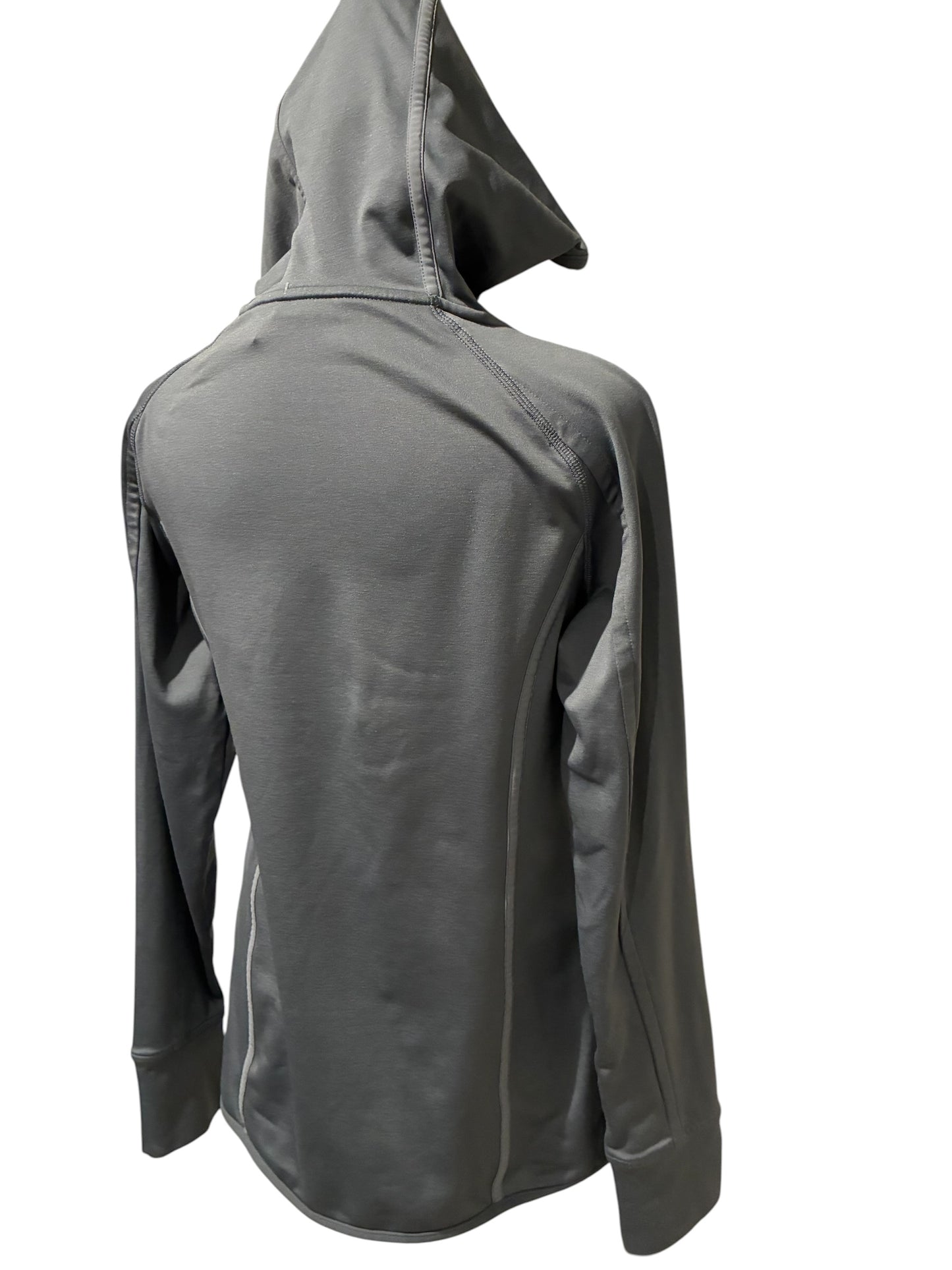 Pull Over Hoodie Athleta Long Sleeve Fleece Silver Grey Sz S