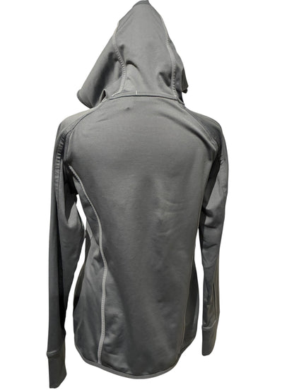 Pull Over Hoodie Athleta Long Sleeve Fleece Silver Grey Sz S