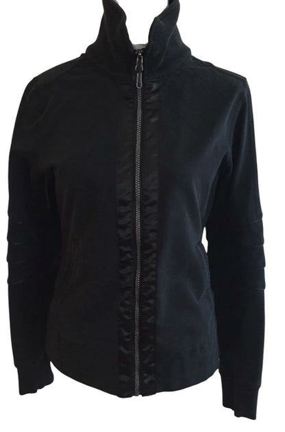 Lululemon Moto Mogul Jacket Long Sleeve Black  Sz 6