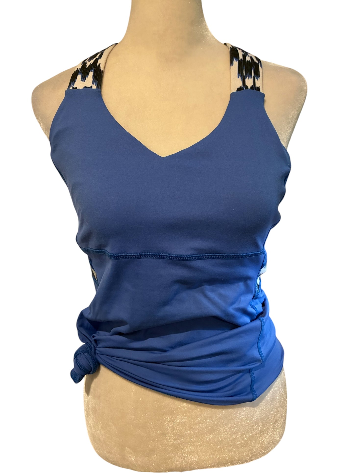 Lululemon Push Your Limits Tank Lullaby Black Sz 8 RARE One of a Kind