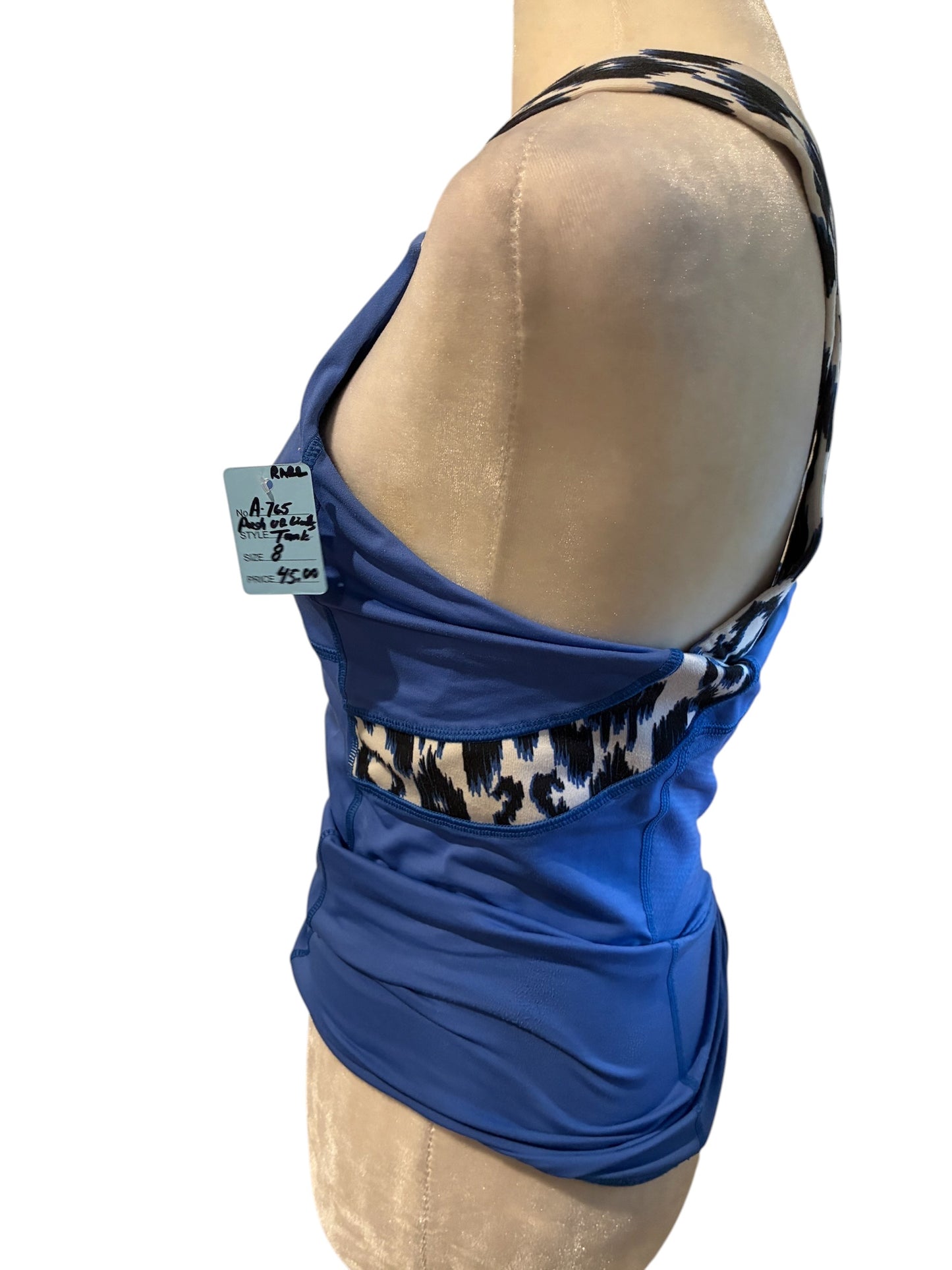 Lululemon Push Your Limits Tank Lullaby Black Sz 8 RARE One of a Kind