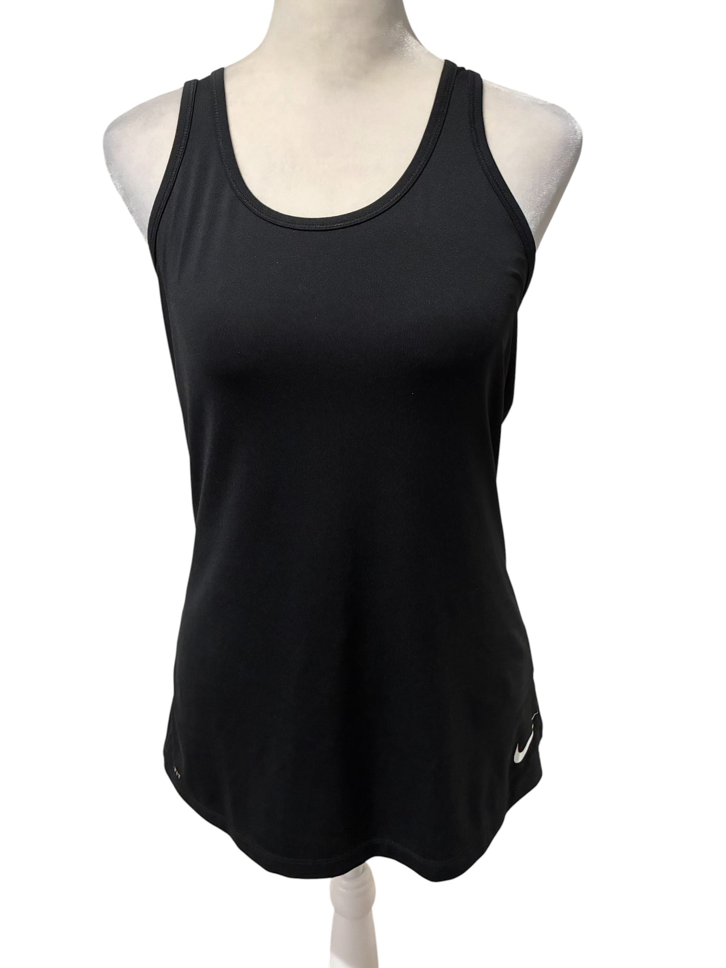 Nike Women's Swift Dri-FIT Razor Back Singlet Black Sz M Brand New