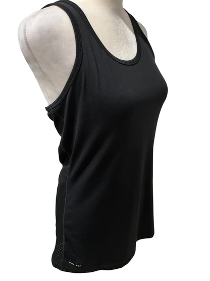 Nike Women's Swift Dri-FIT Razor Back Singlet Black Sz M Brand New