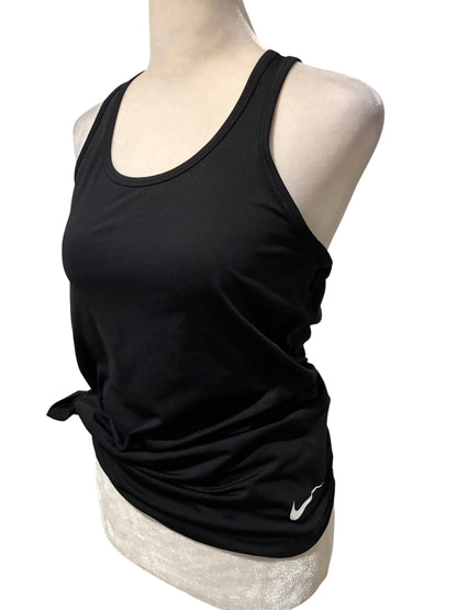 Nike Women's Swift Dri-FIT Razor Back Singlet Black Sz M Brand New