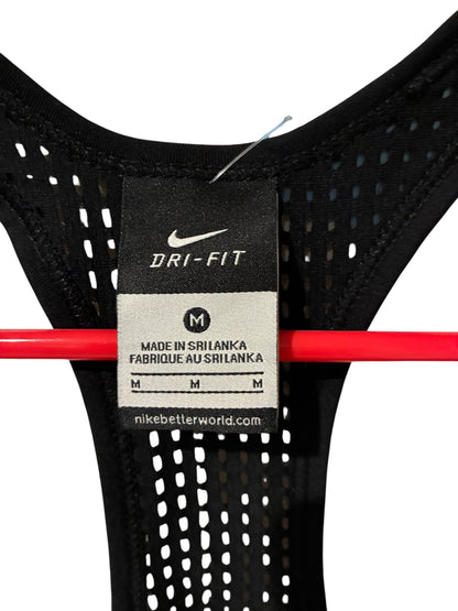 Nike Women's Swift Dri-FIT Razor Back Singlet Black Sz M Brand New