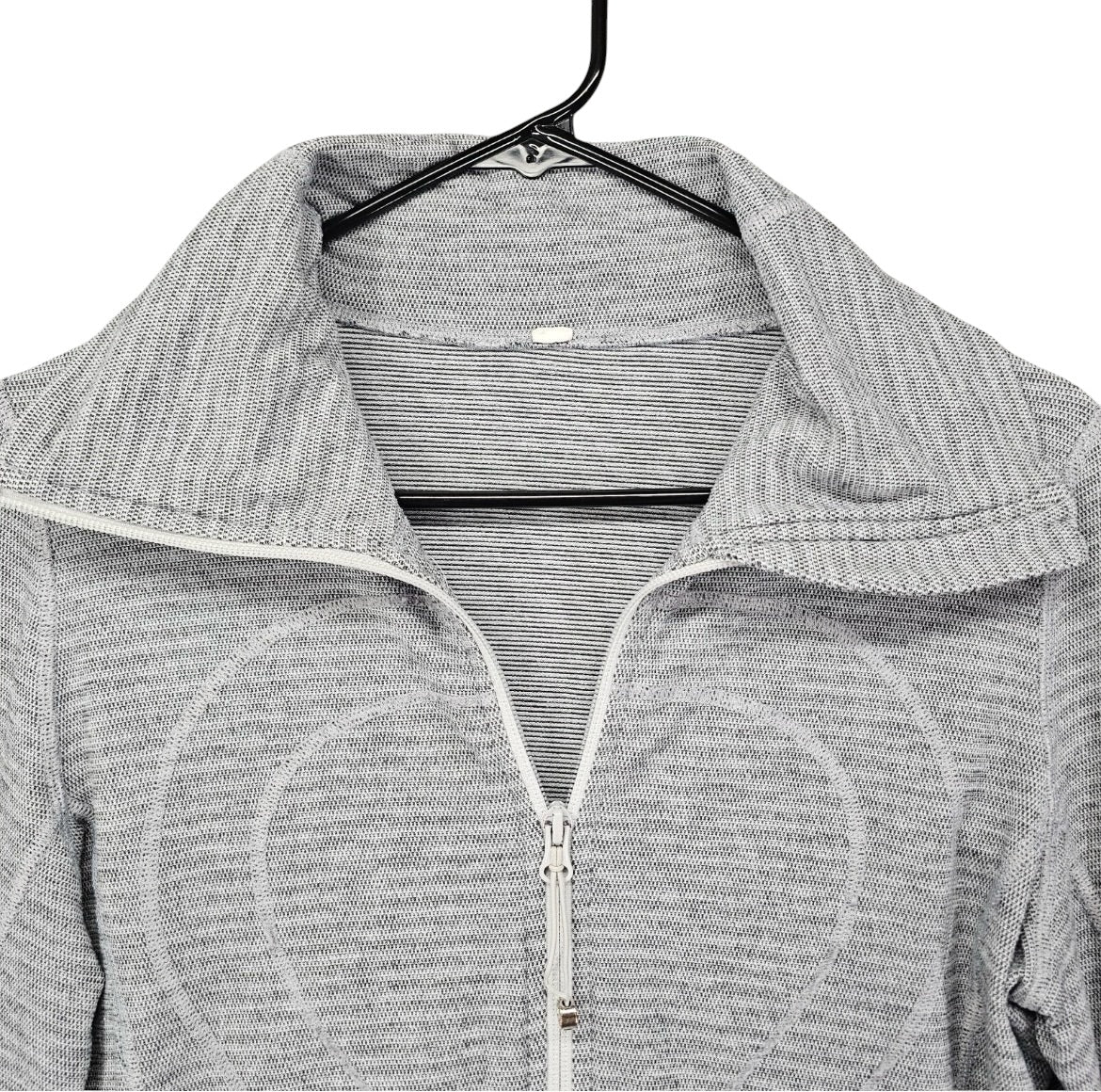 Lululemon In Stride Jacket Full Zip Mock Neck Pockets No Hood Sz 8