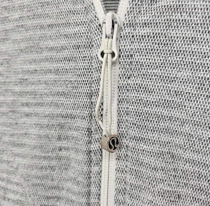 Lululemon In Stride Jacket Full Zip Mock Neck Pockets No Hood Sz 8