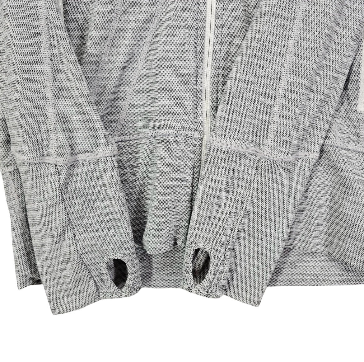 Lululemon In Stride Jacket Full Zip Mock Neck Pockets No Hood Sz 8