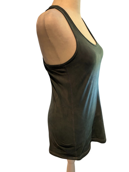 Lululemon Cool Racerback Water Color Fatigue Green Sz 10