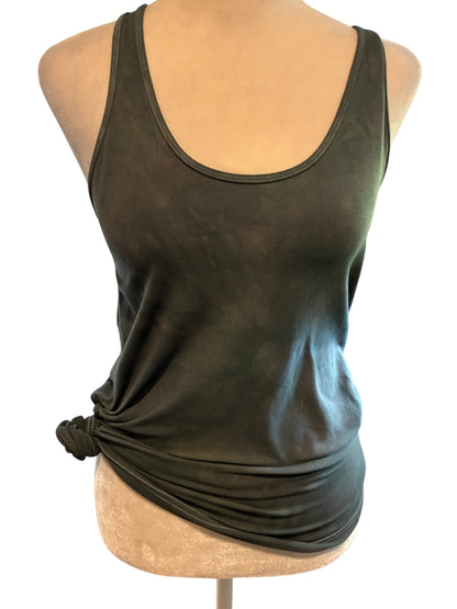 Lululemon Cool Racerback Water Color Fatigue Green Sz 10
