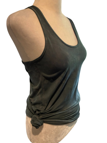 Lululemon Cool Racerback Water Color Fatigue Green Sz 10