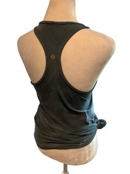 Lululemon Cool Racerback Water Color Fatigue Green Sz 10