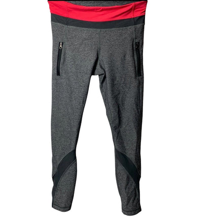 Lululemon Inspire Tight II Heathered Black/Boom Juice/Deep Coal Sz 10 Brand New