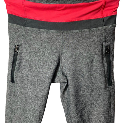 Lululemon Inspire Tight II Heathered Black/Boom Juice/Deep Coal Sz 10 Brand New