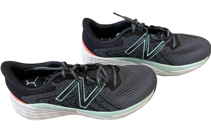 New Balance Women's Fresh Foam Evare Running Shoes Castlerock (Gray)/Neo Flame (Orange)Size 7.5  Brand New