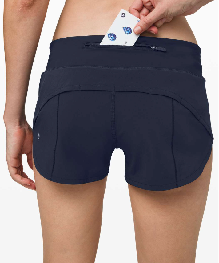 Lululemon Speed Up Short *2.5" Inseam True Navy Sz 8