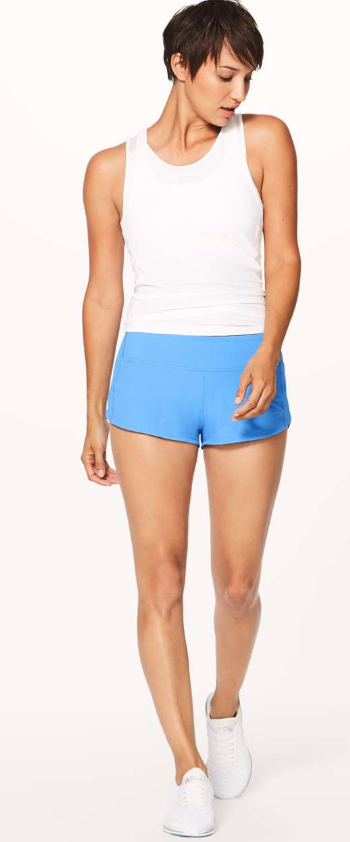 Lululemon Speed Up Short *2.5" Aero Blue Sz 8