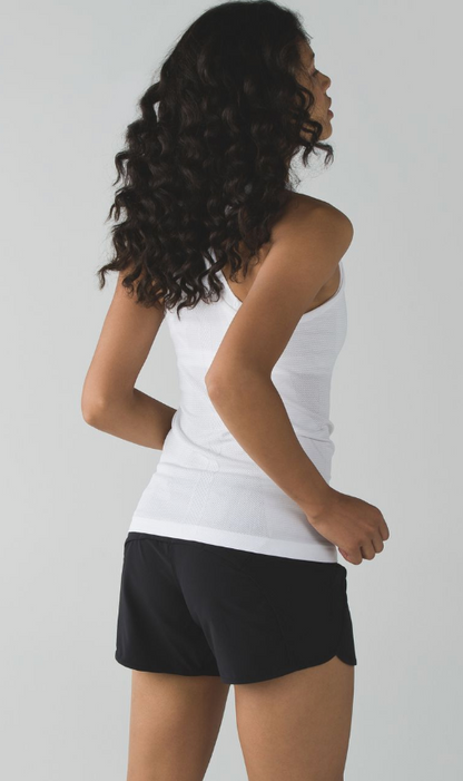 Lululemon Run Times Short *4-way Stretch 4" Inseam Black Sz 8