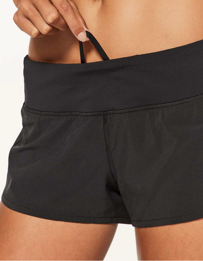 Lululemon Speed Up Short *2.5" Inseam Black  Sz 8