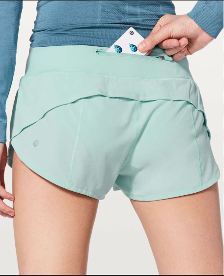 Lululemon Speed Up Short 2.5" Inseam Tonic Sea Sz 8