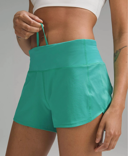 Lululemon Speed Up Short 4" Inseam Cascadia Green Sz 8