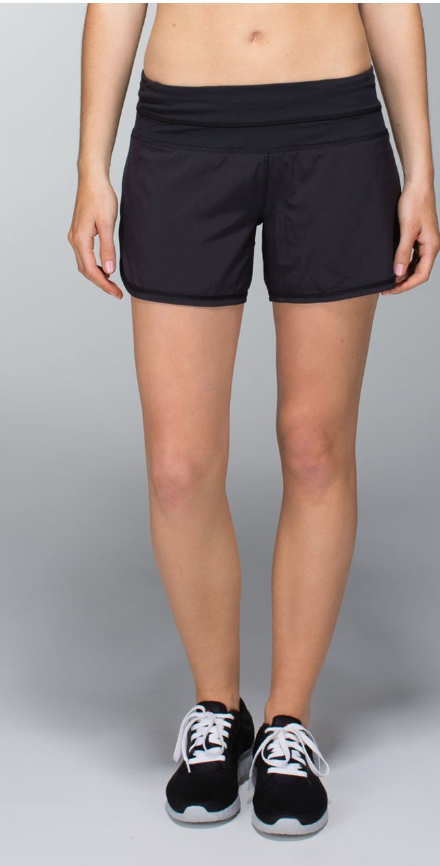 Lululemon Groovy Run Short 4" Inseam Black Sz 8