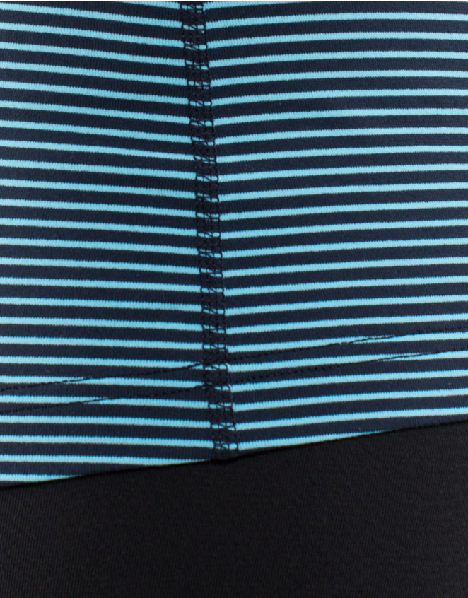 Lululemon Cool Racerback Hyper Stripe Blue Moon/Inkwell Sz 10