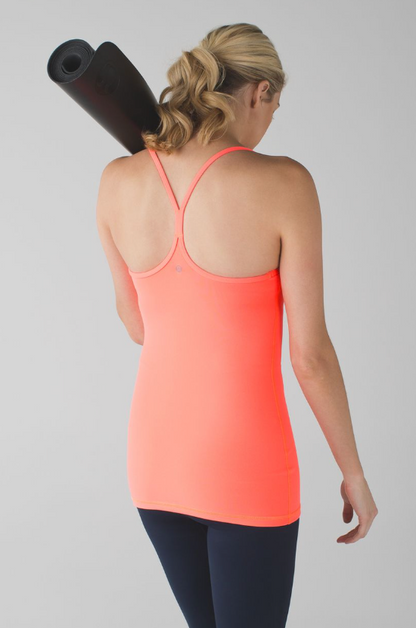 Lululemon Power Y Tank Very Light Flare Sz 6