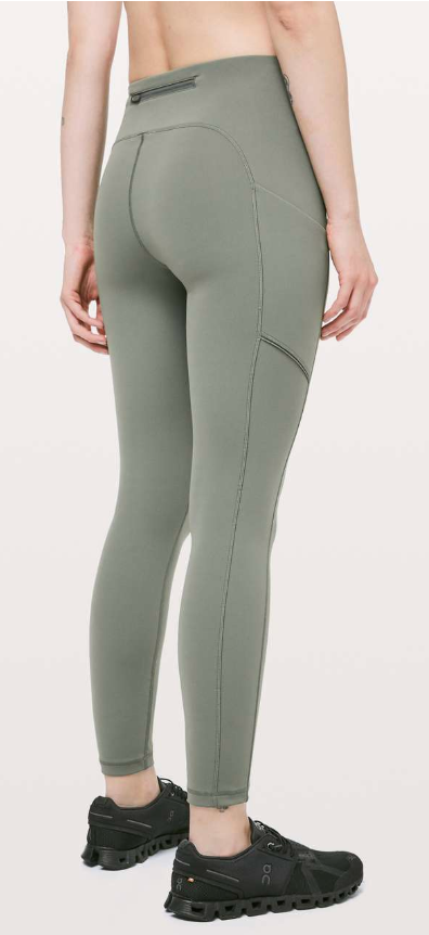 Lululemon Speed Up 7/8 Tight Grey Sage Sz 4