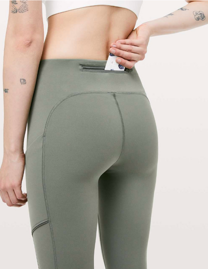 Lululemon Speed Up 7/8 Tight Grey Sage Sz 4