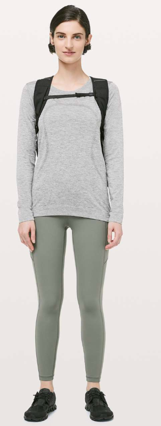 Lululemon Speed Up 7/8 Tight Grey Sage Sz 4