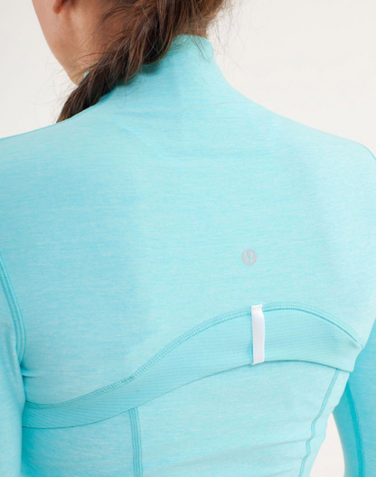 Lululemon Define Jacket Heathered Angel Blue/Tonka Stripe Angel Blue/Heathered Angel Blue