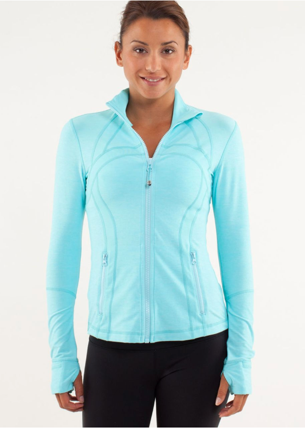Lululemon Define Jacket Heathered Angel Blue/Tonka Stripe Angel Blue/Heathered Angel Blue