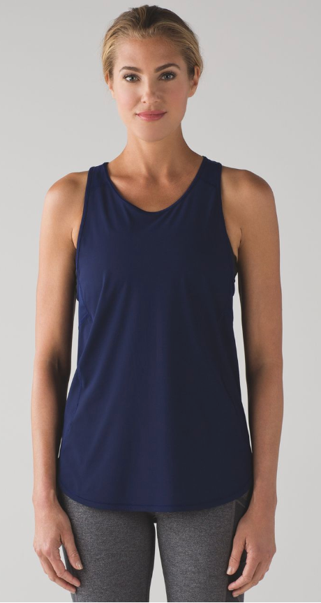 Lululemon Sculpt Tank II Hero Blue Sz 10