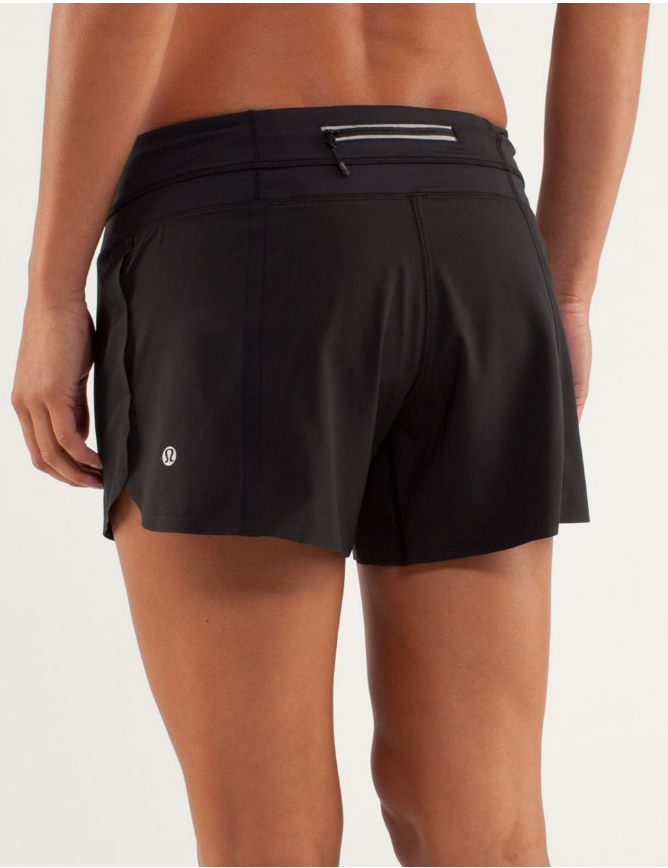 Lululemon Groovy Run Short 4.5" Inseam *Bonded Black Sz 10