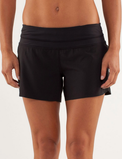Lululemon Groovy Run Short 4.5" Inseam *Bonded Black Sz 10