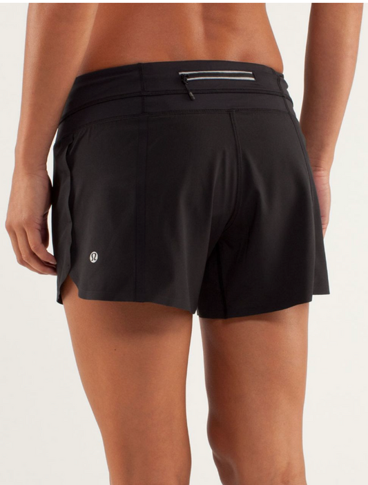 Lululemon Groovy Run Short 4.5" Inseam *Bonded Black Sz 10