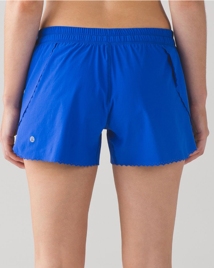 Lululemon Hit It Short 3.5" Cerulean Blue Sz 10