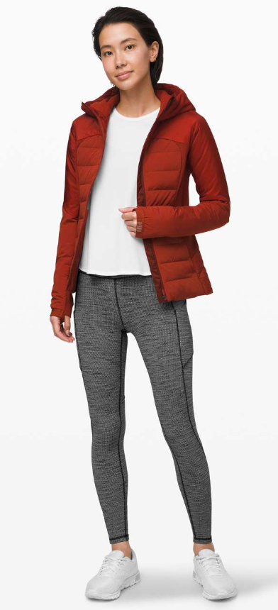 Lululemon Speed Up Tight 28" Inseam Full-On Luxtreme Luon Variegated Knit Black Heathered Black Sz 6 Brand New