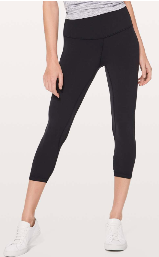 Lululemon Align Crop 21" Black Sz 6