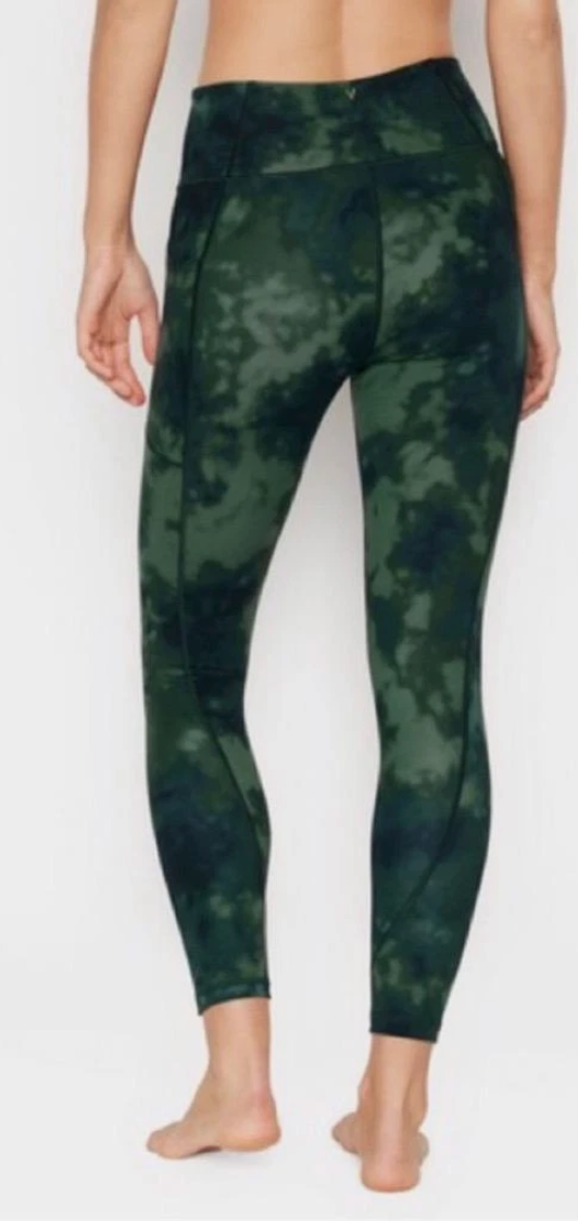 Victoria's Secret High Rise Flow on Point Legging Yoga pants Tie Dye Green & Navy Blue Sz Small Brand New