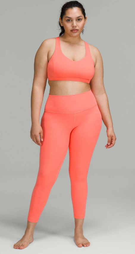 Lululemon Align High-Rise Pant 25" Inseam Raspberry Cream Sz 4