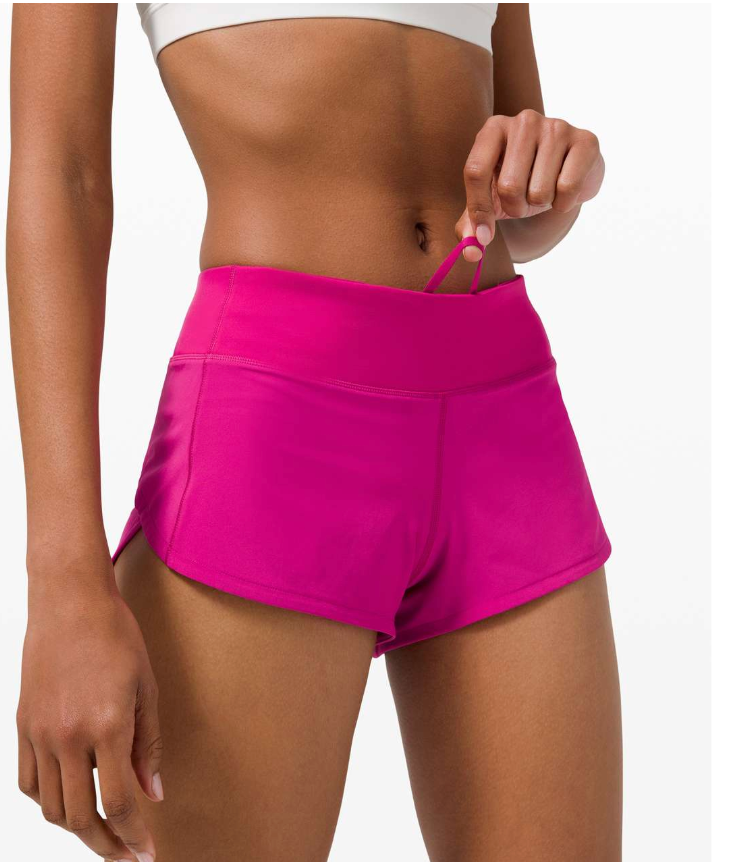 Lululemon Speed Up Short *2.5" Inseam Ripened Raspberry Sz 8
